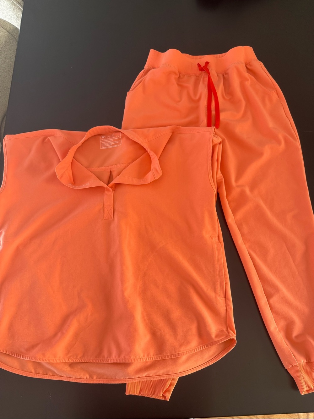 Figs Orange Jogger Set